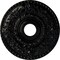 Ekena Millwork Rose Ceiling Medallion (Fits Canopies up to 7 1/4"), 18"OD x 3 1/2"ID x 1 1/2"P, Black Pearl CM18ROBPS - alternate 1